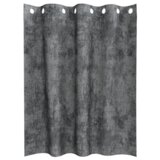 vidaXL Velvet zavese 2 kosi z očki Siva 140x140 cm | Shoptok.si