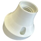  Stenska vtičnica (Tip vtičnice: E27, Plastika, Bela) | Shoptok.si