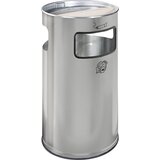VAR Kombiniran pepelnik, prostornina 69 l, VxØ 760 x 420 mm, nerjavno jeklo, 3 odprtine za vnos | Shoptok.si