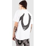 True Religion Relaxed Nu Brush T-shirt optic white / black Cene