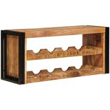  Stalak za vino Smeđa 100 x 45 x 33 cm Čvrsto Grubo Drvo Manga | shoptok.hr