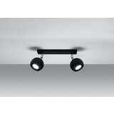  Stropna svetilka OCULARE 2 črna, (21347502) | Shoptok.si