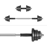 Rebel Active podesivi utezi od lijevanog željeza u kutiji sa šipkom, set 20 kg | shoptok.hr