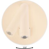 Toolight Zidni svijećnjak APP1615-1W beige | shoptok.hr
