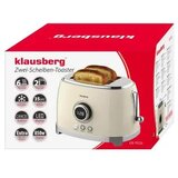 Klausberg KB-9026 retro toster za 2 kri&amp;scaron;ke, 850 W Slike