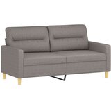  3-dijelni set sofa s jastucima smeđesivi od tkanine | shoptok.hr
