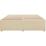  Okvir za krevet bez madraca krem 200x200 cm od tkanine | shoptok.hr