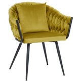  Stolica NUVO - baršun - žuta | shoptok.hr