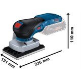 Bosch GSS 18V-13 06019L0101 baterijska oscilatorna brusilica bez baterije 18 V 80 x 130 mm | Eponuda.ba