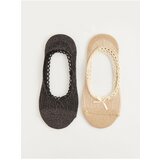 LC Waikiki 2-Pack Women's Lace Detailed Ballerina Ballet Socks | shoptok.hr