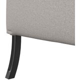 SOFA s visokim naslonom Siva boja oblaka 109 x 56 x 121 cm | shoptok.hr