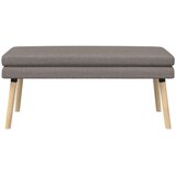  Klupa s dvostrukim slojem Sivosmeđa 110 x 40 x 47 cm Tkanina | Eponuda.com