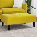  Stolček za noge rumen 77x55x31 cm žamet | Shoptok.si