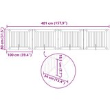  Vrata za pse s postoljem 4 pcs Hrast artisan 100 x 80 cm | shoptok.hr