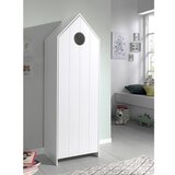 Vipack Bela/svetlo rožnata odprta otroška garderobna omara 173x171,5 cm CASAMI – | Shoptok.si