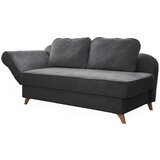 Miuform Siv ležalnik iz rebrastega žameta (levi kot) Chic Charlotte – | Shoptok.si
