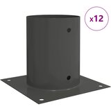  Okrugli sidrište u zemlji 12 pcs Antracit 18 x 18 x 15 cm Metal | Eponuda.ba