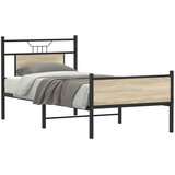  Okvir kreveta bez madraca boja hrasta sonome 90 x 200 cm drveni | shoptok.hr