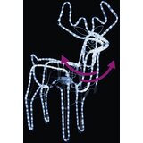  Figura božićnog soba s pomičnom glavom hladna bijela 76x42x87cm | shoptok.hr