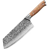 Damaskasti kuhinjski nož ZA-37482 - Cleaver / Smeđa KP37482
