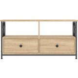TV ormarić boja hrasta sonome 90 x 33 x 45 cm od drva i željeza - sonoma hrast 1 90 cm | shoptok.hr