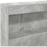  Krevet s policama Betonski sivi 75 x 190 cm Konstruirano drvo | shoptok.hr