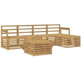  Set vanjskih sofa 6 pcs Bijela 59 x 59 x 37 cm | shoptok.hr