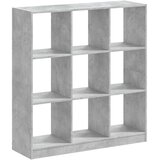  Regal za knjige boja betona 102 x 32 x 108 cm konstruirano drvo | shoptok.hr