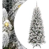  Umjetno božićno drvce Bijela 210 cm PVC, plastika, čelik i PE | shoptok.hr
