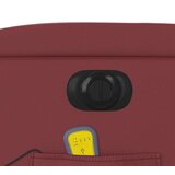 vidaXL Električni masažni naslonjač na podizanje crvena boja vina | shoptok.hr