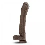 XL Dildo Dr. Skin - Mr. Ed, 33 cm, temno rjav