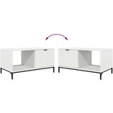 vidaXL Stolić za kavu Bijelo 90 x 49 x 46 cm Konstruirano drvo | shoptok.hr