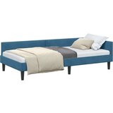  Krevetni okvir sa kutnim dizajnom Plava 90 x 190 cm | shoptok.hr