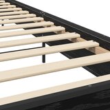  Okvir kreveta s uzglavljem Crni hrast 80 x 200 cm | shoptok.hr