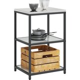  Kuhinjsko skladištenje HATTEM Srebrna 60 x 50 x 92 cm Čelik | shoptok.hr
