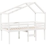  Visoki krevet s krovom bijeli 90 x 200 cm od masivne borovine | Eponuda.ba