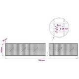  Gabion s žicom debljine 3 5 mm i mrežom 5x2 5 cm 700x10x50 cm - 10 cm 50 cm 700 cm | shoptok.hr