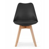 Stolna Garnitura ADRIA 120x80 Bijela + 4 Crne Stolice | shoptok.hr