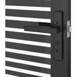 Staklena vrata Prugasti Crna 93 x 3,5 x 201,5 cm Aluminij | shoptok.hr