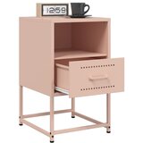  Noćni ormarići 2 kom ružičasti 36 x 39 x 60,5 cm čelični | shoptok.hr