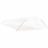  Staklenik s čeličnim okvirom bijeli 90 m² 18 x 5 x 2,3 m | Eponuda.com