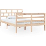  Posteljni okvir iz trdnega lesa 120x190 cm 4FT, (20648324) | Shoptok.si