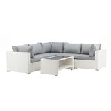 Venture Home Amazon kutna vrtna lounge garnitura, bijela Slike