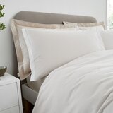 Bianca Kremno bela 3-delna posteljnina za zakonsko posteljo iz bombažnega perkala 200x200 cm Seersucker Woven Stripe – | Shoptok.si