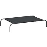  Povišeni krevet za pse crni 110x65x20 cm Oxford tkanina i čelik | shoptok.hr