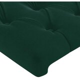  Uzglavlje tamnozeleno 90x7x118/128 cm baršunasto | Eponuda.com