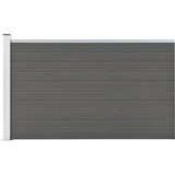 Vrtna ograda WPC 175 x 105 cm siva | shoptok.hr