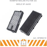 HEPA filter za Miele - zamenski sa karbonskom zaštitom HFWB210 Cene