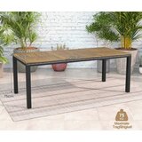  Vrtna miza iz akacijevega lesa, jedilna miza za 8 oseb, vrtna miza dim. 200 x 90 x 75 cm | Shoptok.si