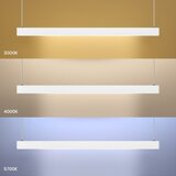  LED luster na sajli LINEA LED/36W/230V 3000/4000/5700K CRI 90 bela | Eponuda.com